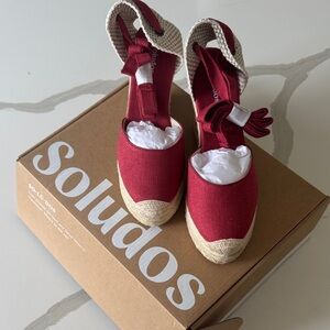 Soludos Women's Red Espadrilles